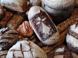 Pain traditionnel breton avec hermine en farine
