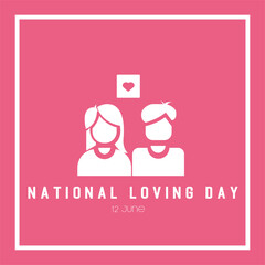 national loving day template design