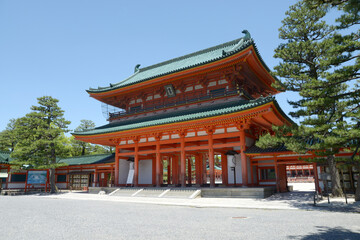 Fototapeta premium 平安神宮 應天門 京都市左京区