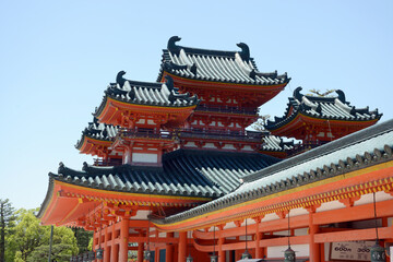 Fototapeta premium 平安神宮 白虎楼 京都市左京区