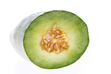 Melon on a white background