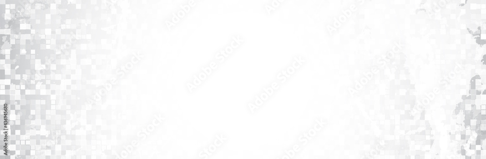 Poster abstract white background. geometric square pattern. bright gray backdrop. neutral calm vector illus