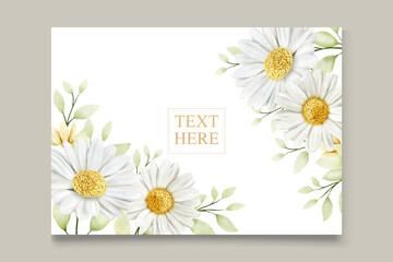 Watercolor Chrysanthemum Wedding Card set