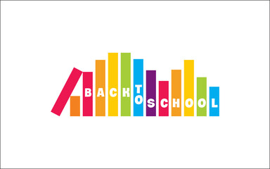 Illustration vector graphic logo of back to school education design template-10