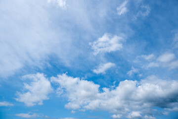 風景素材　爽やかな初夏の青空