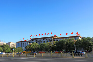 Night view of Beijing National Museum