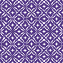 Ethnic hand painted  pattern. Purple symmetrical