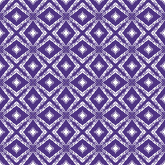 Ethnic hand painted  pattern. Purple symmetrical