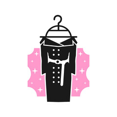 modern dress logo for women