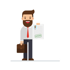 Businessman Approved application