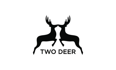 deer silhouette vector