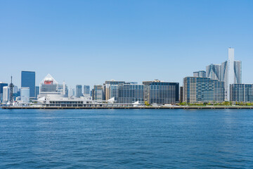 Obraz premium 【東京都】都市景観 オリンピック選手村（豊洲ぐるり公園より望む）