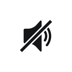 No sound icon design. vector illustration