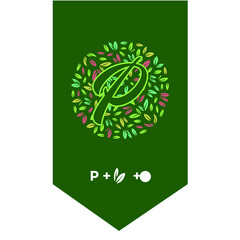 P Nature Logo Minimalist
