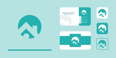 Home Logo Template - home, house, and modern Symbol Logo suitable for real estate agency, and real estate company