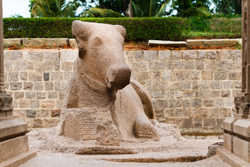 Ancient South Indian Cow Statue