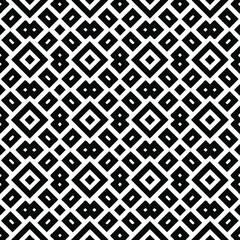 Geometric vector pattern with Black and white colors. Seamless abstract ornament for wallpapers and backgrounds.