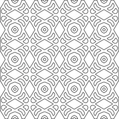 Vector monochrome seamless pattern,  Abstract endless texture for fabric print, card, table cloth, furniture, banner, cover, invitation, decoration, wrapping 