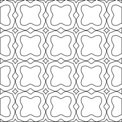 Vector monochrome seamless pattern,  Abstract endless texture for fabric print, card, table cloth, furniture, banner, cover, invitation, decoration, wrapping 