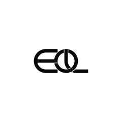 eol letter original monogram logo design