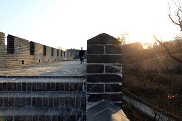 Architectural landscape of qingshanguan Great Wall