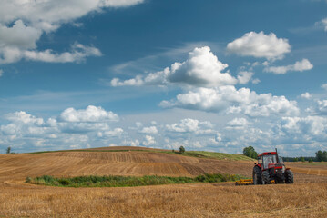 Agriculture, Autumn plowing of the earth