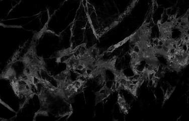 Black grey marble seamless glitter texture background, counter top view of tile stone floor in...
