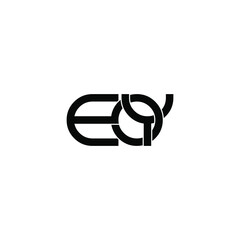 eoy letter original monogram logo design