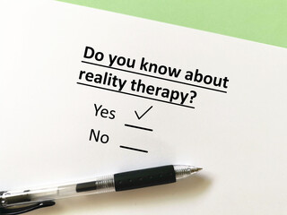Questionnaire about psychotherapy