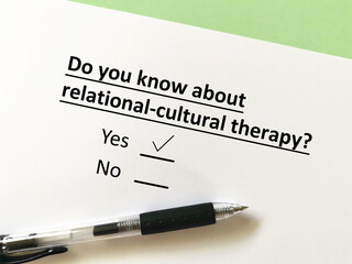 Questionnaire about psychotherapy