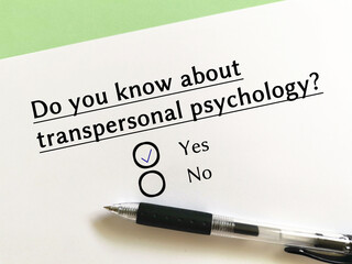 Questionnaire about psychotherapy