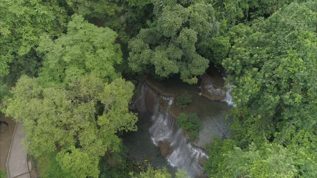 Crystal Clear Emerald Water at Erawan Waterfall
