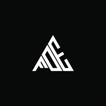 F D E letter logo abstract creative design. F D E unique design