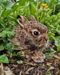 rabbit in the grass