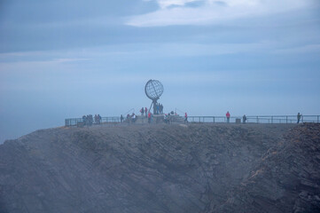 Norwegian landscapes on a gloomy summer day