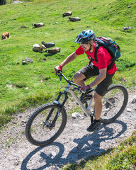 Anspruchsvolle Radtour auf Single-Trails im Montafon