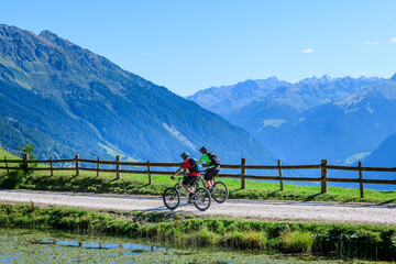 Genuß-Biken in den österreichischen Alpen