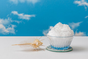 かき氷　Shaved ice that Asian fruit