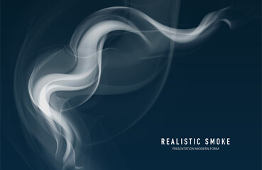 Realistic smoke background