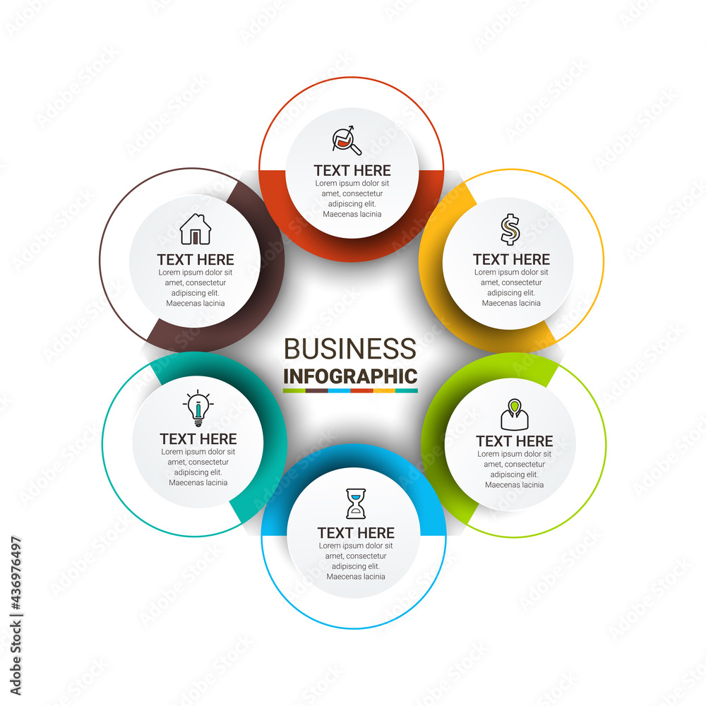 Poster vector infographic template. business concept with numbers options. can be used for process diagram,