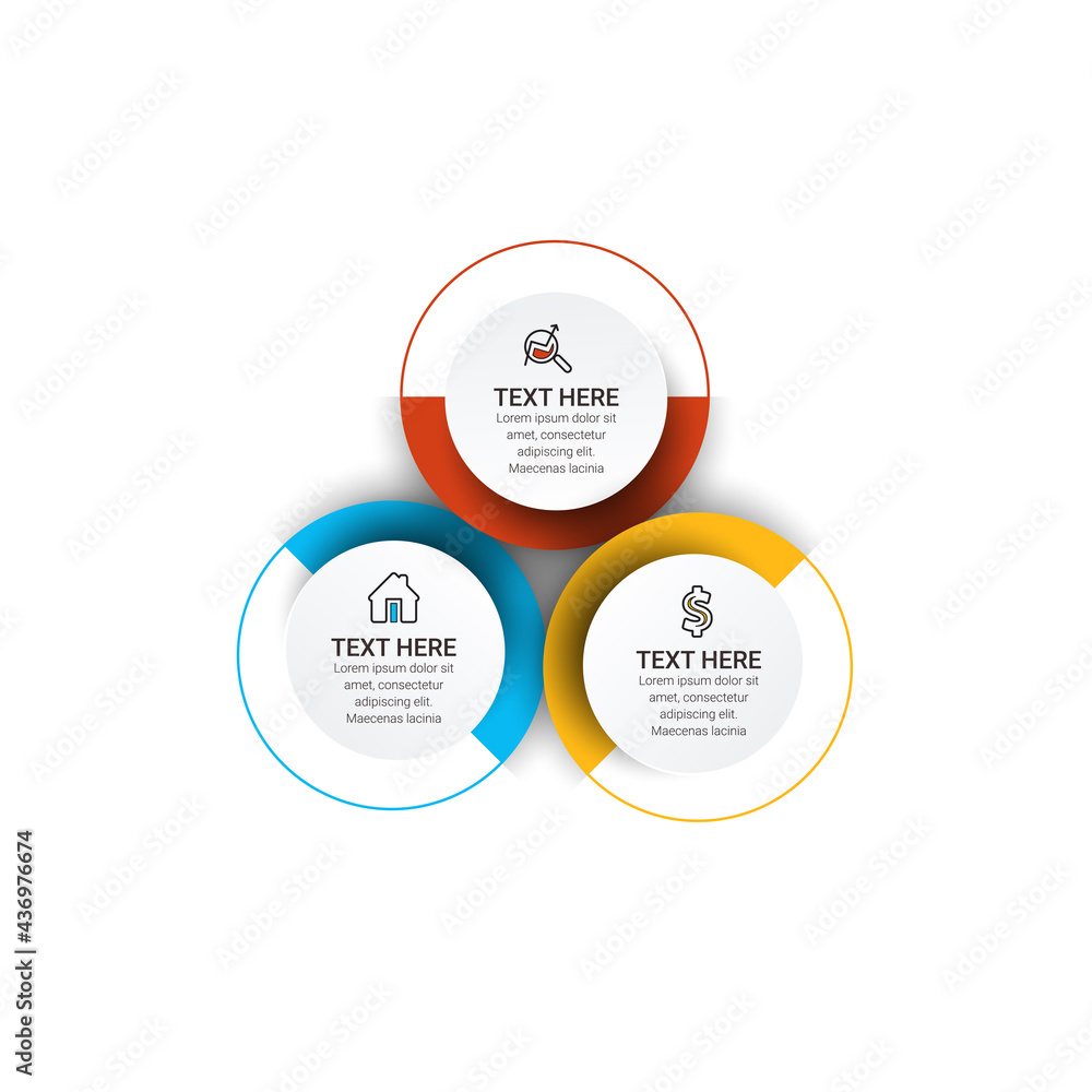 Poster vector idea infographic template for graphs, charts, diagrams. business concept with numbers options