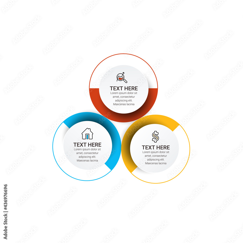Poster vector idea infographic template for graphs, charts, diagrams. business concept with numbers options