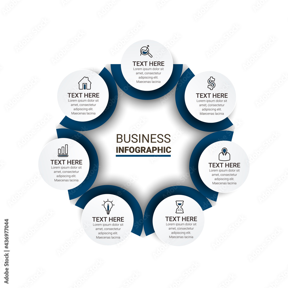 Poster vector idea infographic template for graphs, charts, diagrams. business concept with numbers options
