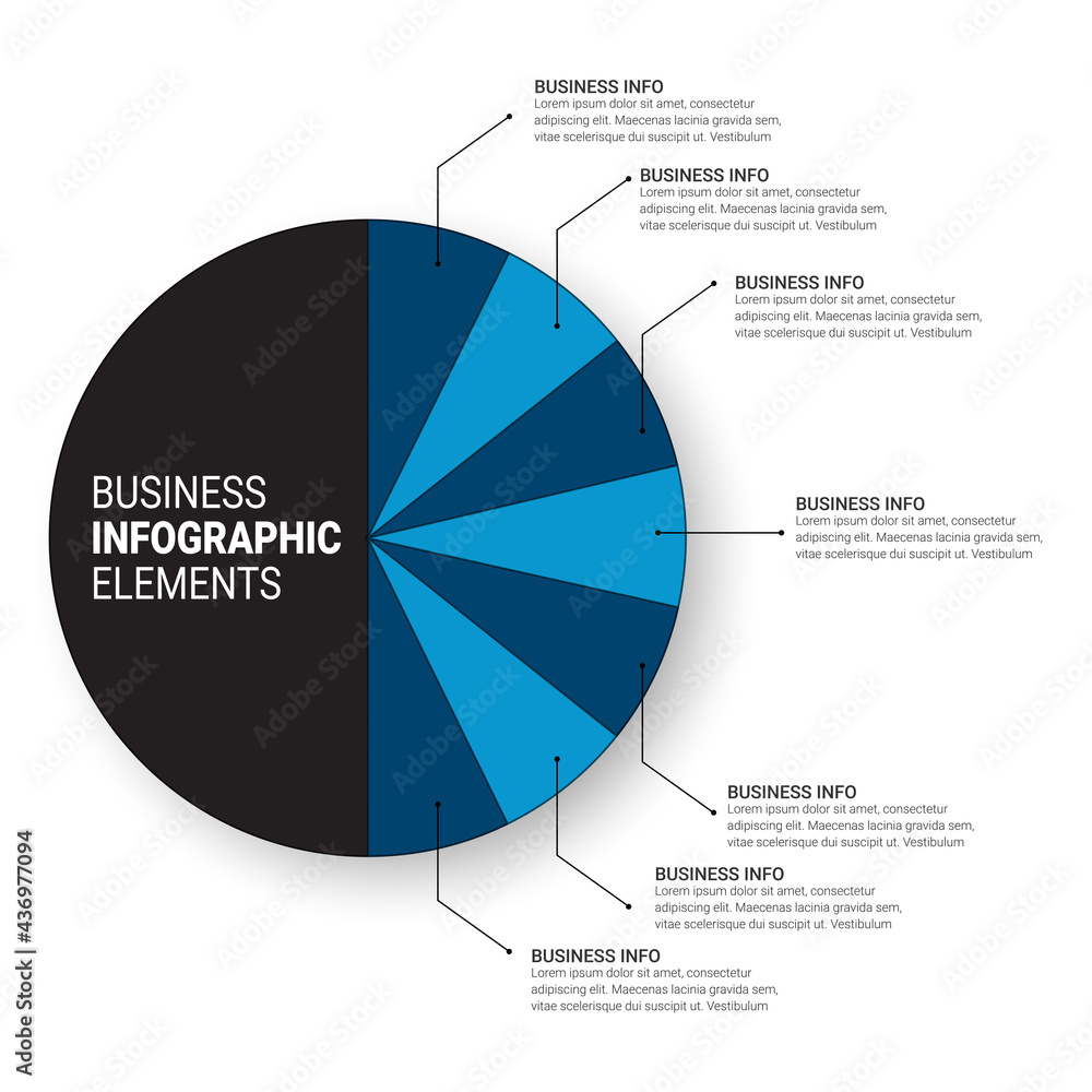 Poster vector idea infographic template for graphs, charts, diagrams. business concept with numbers options