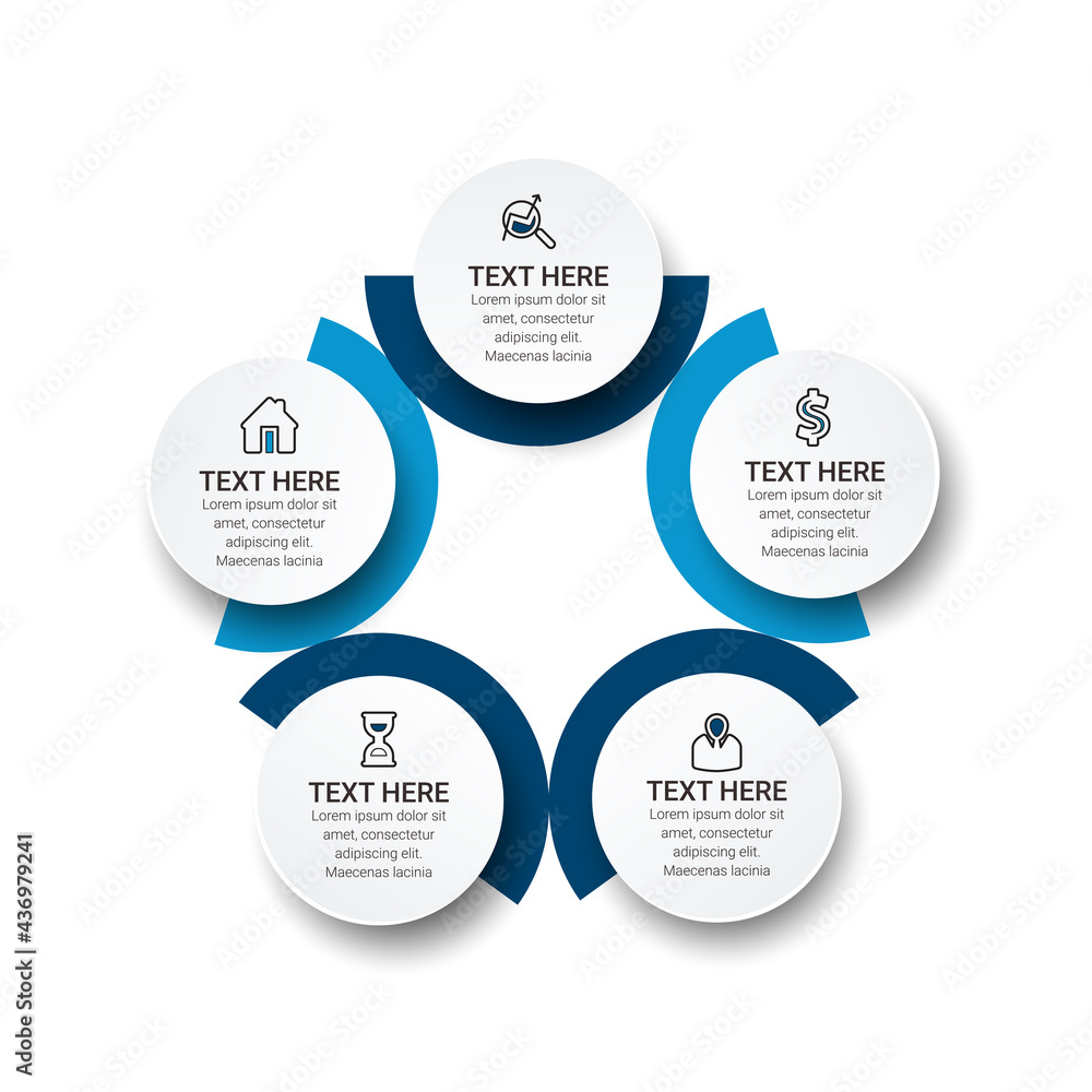 Poster infographic icons designed for abstract background template. can be used for workflow layout, diagra