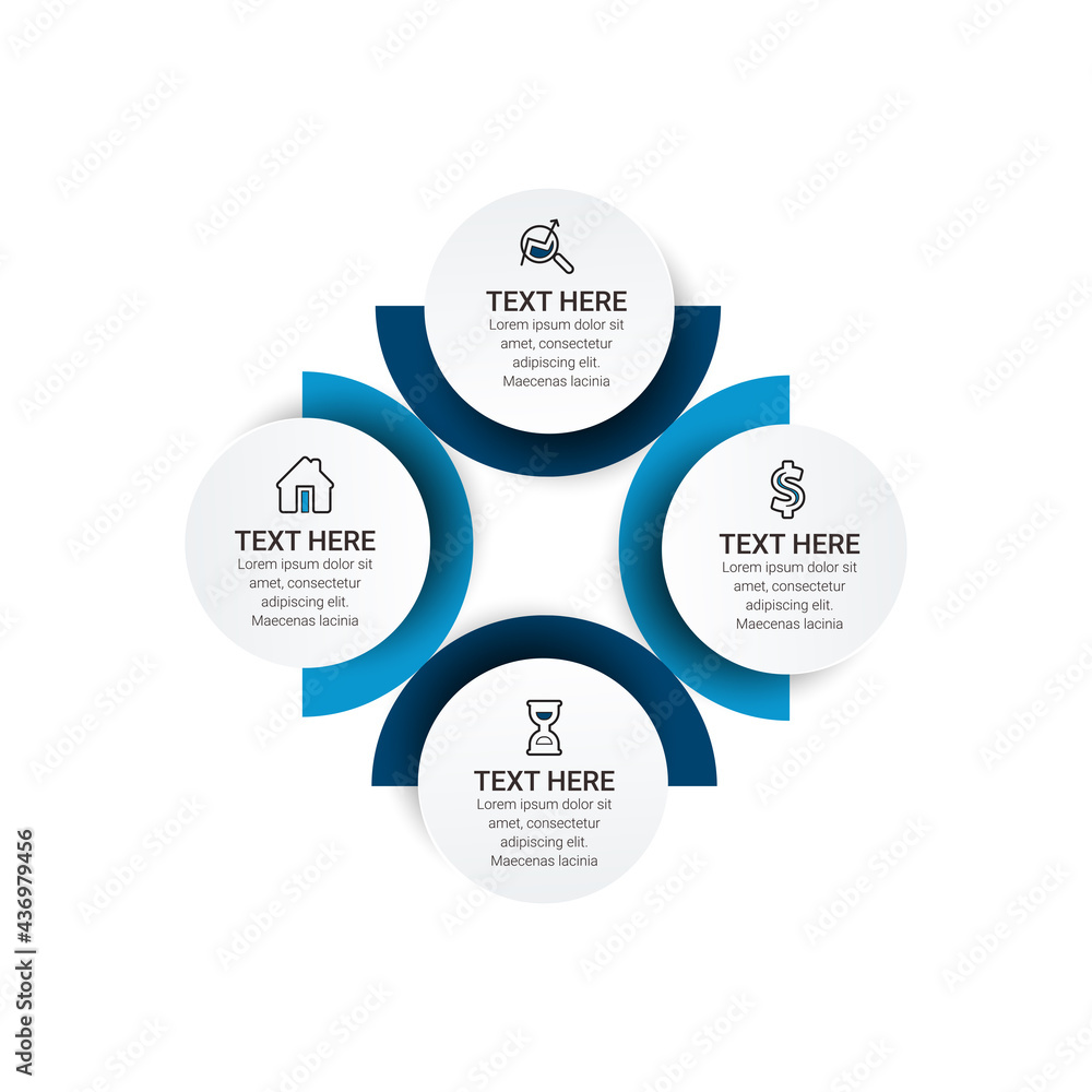 Poster infographic icons designed for abstract background template. can be used for workflow layout, diagra