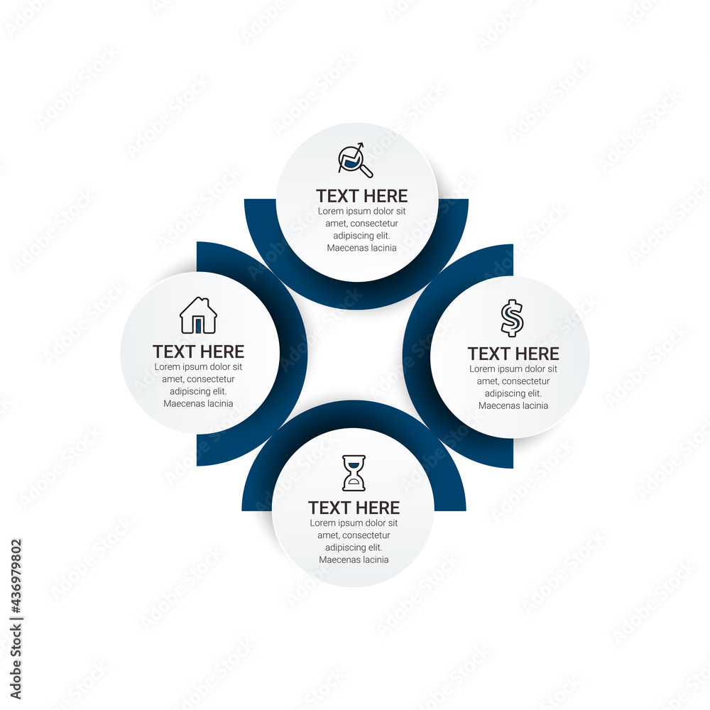 Poster infographic icons designed for abstract background template. can be used for workflow layout, diagra