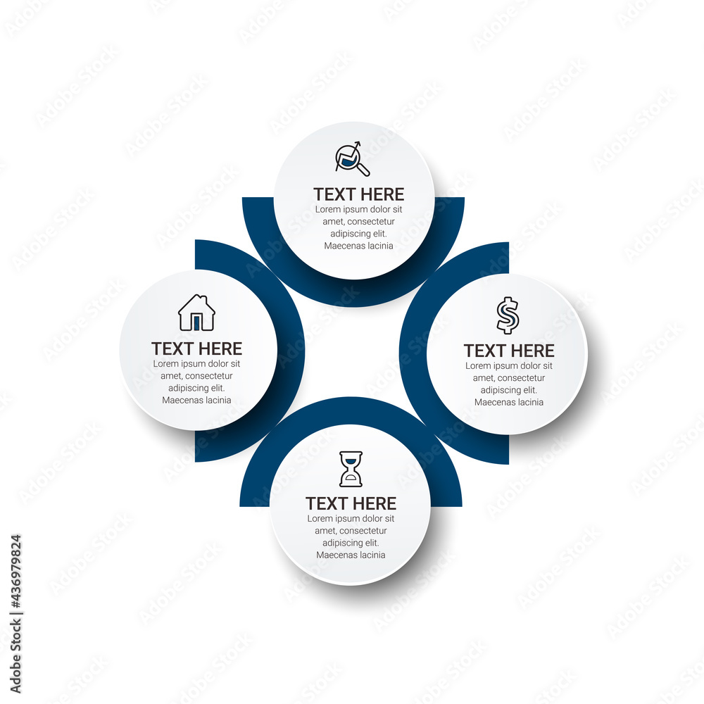 Aufkleber infographic icons designed for abstract background template. can be used for workflow layout, diagra