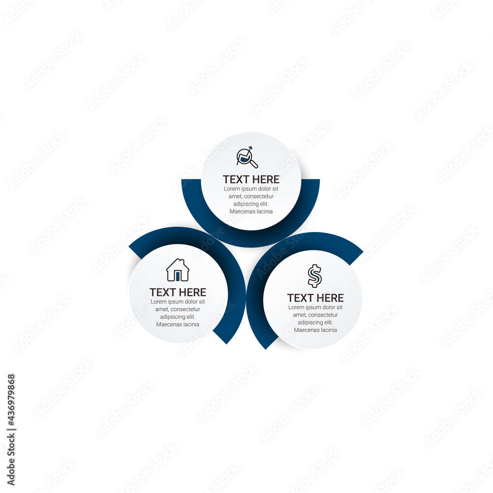 Poster infographic icons designed for abstract background template. can be used for workflow layout, diagra