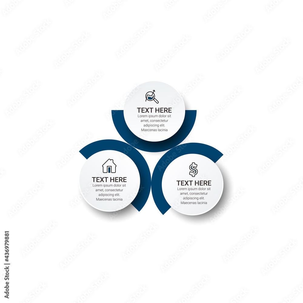 Aufkleber infographic icons designed for abstract background template. can be used for workflow layout, diagra